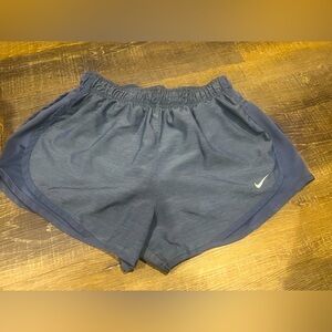 Nike Tempo Dri-Fit Heather Blue/Gray Running Shorts - Size Small